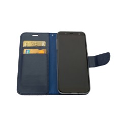 Housse Folio avec emplacement carte Bleu Marine