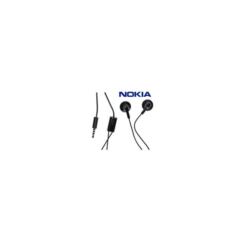 Ecouteur Stéréo WH-108 Intra-auriculaire Nokia Noir Ecouteur Stéréo WH-108 Intra-auriculaire Nokia Noir