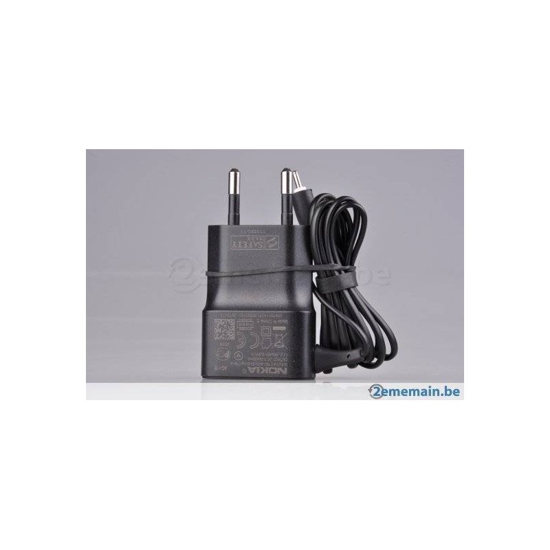 Mini Chargeur Secteur 6101 Originale Nokia Noir Mini Chargeur Secteur 6101 Originale Nokia Noir