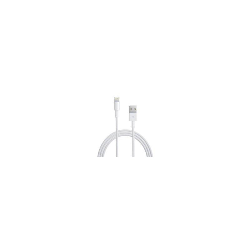 Cable Lightning Compatible Apple Blanc