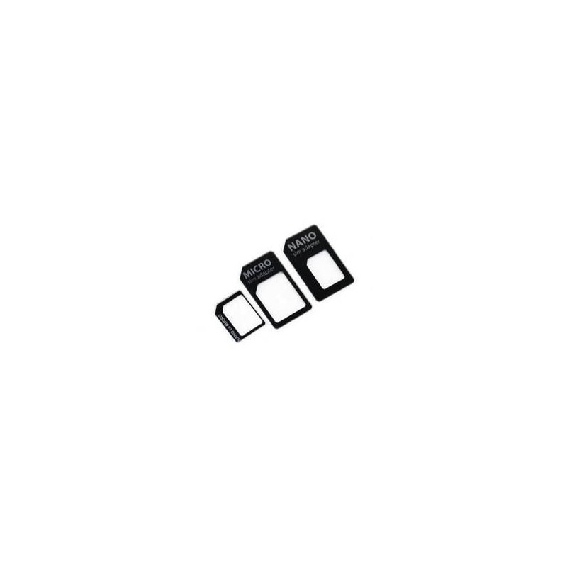 Kit Adaptateur 3 en 1 sim/micro sim/nano sim Kit Adaptateur 3 en 1 sim/micro sim/nano sim