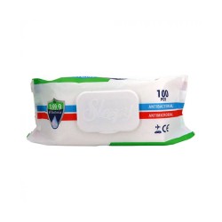 Lingettes Antibactériennes (Mains et Visage)  Sleepy - 12 boîtes