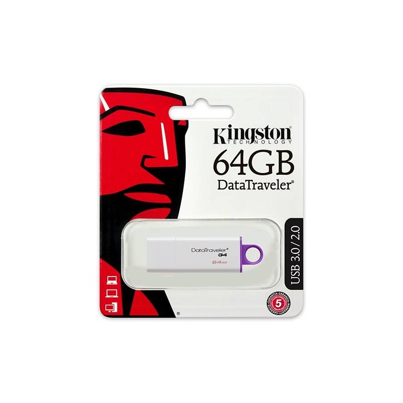 Clé USB 3.0 Kingston DTI G4 64Go