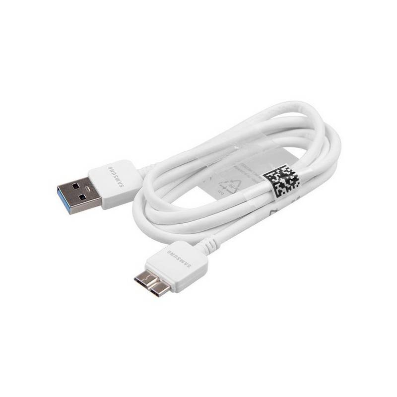 Cable Data USB Originale Samsung pour Galaxy Note 3 Blanc Cable Data USB Originale Samsung pour Galaxy Note 3 Blanc