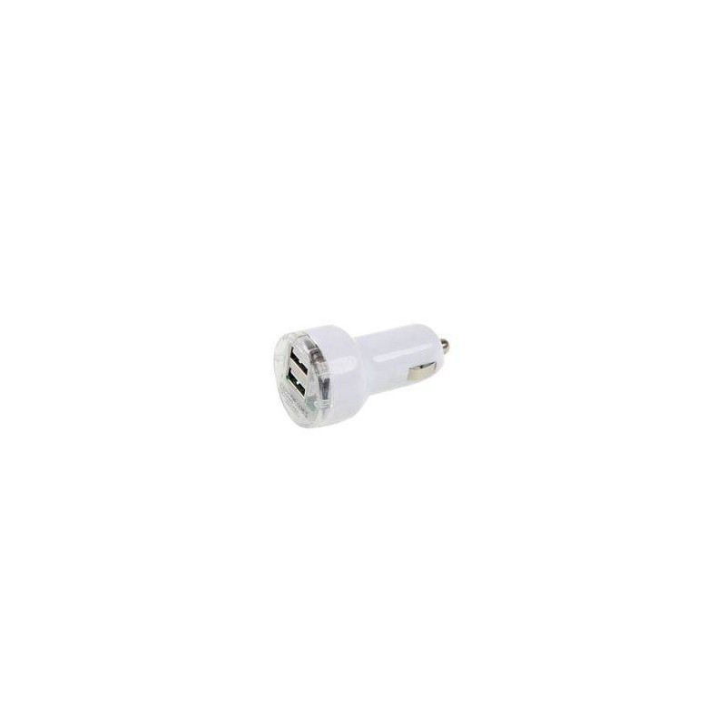 Mini Adaptateur Allume Cigare USB 2 Sortie Blanc/Orange/Bleu/Noir/Rouge/Vert/ Rose Mini Adaptateur Allume Cigare USB 2 Sortie Blanc/Orange/Bleu/Noir/Rouge/Vert/ Rose