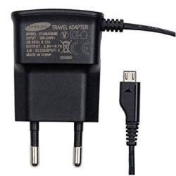 Chargeur Samsung ETAOU10EBE Secteur Micro USB Originale Noir