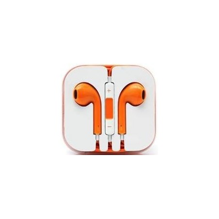Ecouteur Earpods Compatible Apple Orange