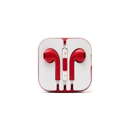 Ecouteur Earpods Compatible Apple Rouge