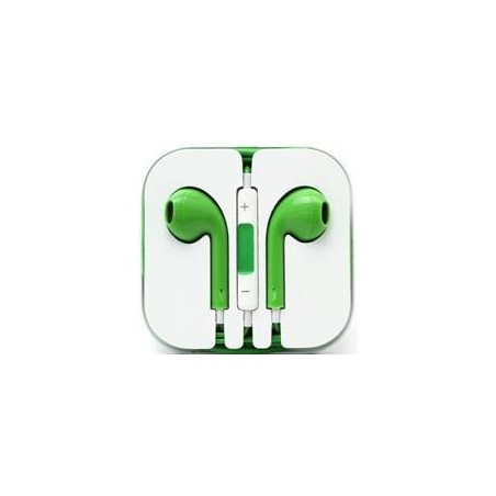 Ecouteur Earpods Compatible Apple Vert